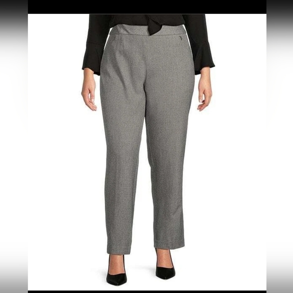 Investments Women's Classic Gray Ankle Pants Size 14S